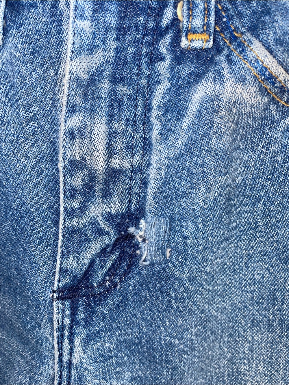 Vintage Womens wrangler jeans denim sz 1 - Picture 2 of 4